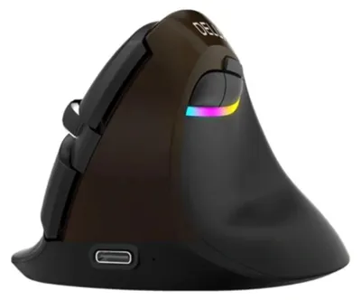Produktbild von Delux M618Mini Gold Ergonomische Maus (USB / Bluetooth / 2,4 GHz)