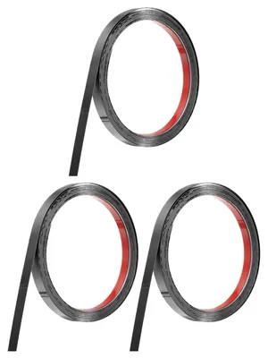 Immagine prodotto di 3 profili in acciaio inossidabile da parete - Cornici decorative autoadesive per interni