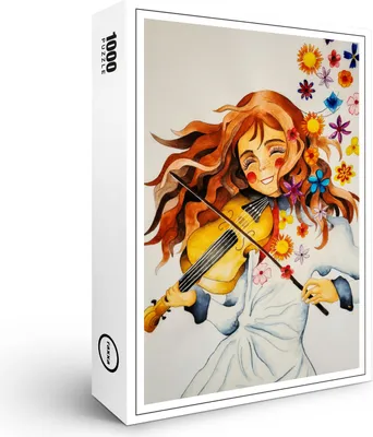 Produktbild von raxxa Premium-Puzzle "Life will be colourful with a smile", 1000 Teile