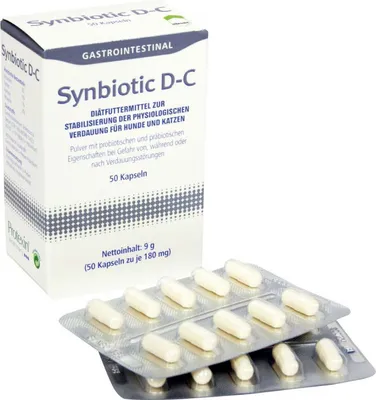 Produktbild von Dechra Synbiotic DC 50 Kapseln | Stabilisierung der Verdauung bei Hunden & Katzen