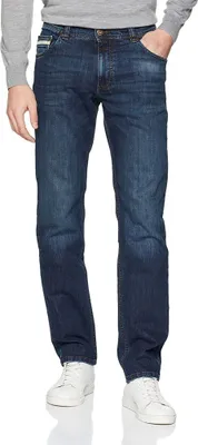 Produktbild von bugatti Herren 3910-26612 Hose, Blau, 44W / 30L EU