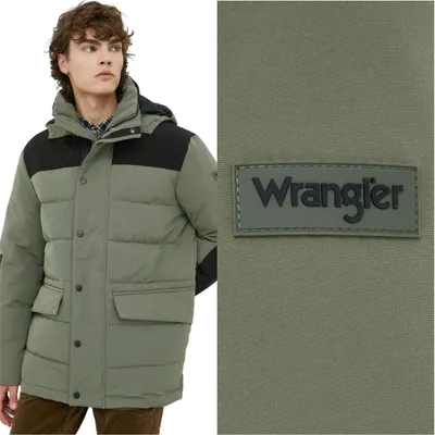 Immagine prodotto di WRANGLER uomo, giacca invernale THE BODYGUARD, M, verde, giacca, inverno, giubbotti