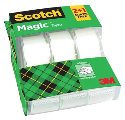 Obrázok produktu pre 3M Scotch lepiaca fólia Magic 810, neviditeľná, balenie v kufríku