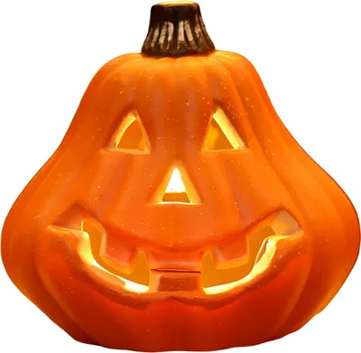 Produktbild von LED-Halloween-Kürbislaterne mit Beleuchtung – leuchtende LaternenNachbildungation für Haus, Garten, Spukhaus – Halloween-Nachbildungation für drinnen und draußen, Kürbis