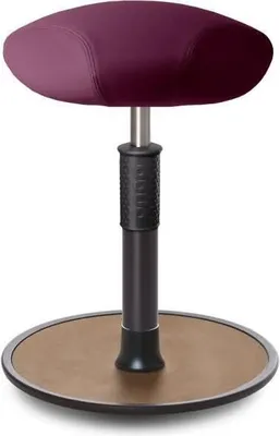 Produktbild von Sitz- Stehhocker Free Regular Triangel skai Nature Base Lila schwarz /Natur.
