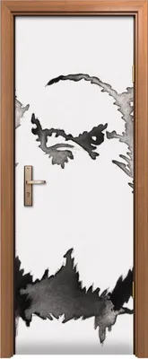 Produktbild von Türposter 70x200 cm Türaufkleber Türtapete Türfolie Klebefolie Tiere Tinte Chinesische Vögel