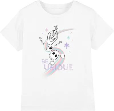 Obrázek produktu pro Frozen - "Be Unique" dětské tričko TV4268 (116) (Bílá)