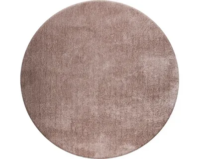 Produktbild von Hochflor Teppich Shaggy Wellness taupe rund Ø 160 cm