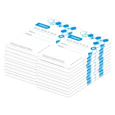 Image de Bloc de rendez-vous PRICARO pour médecins et médecins "Moderne" (lot de 20)