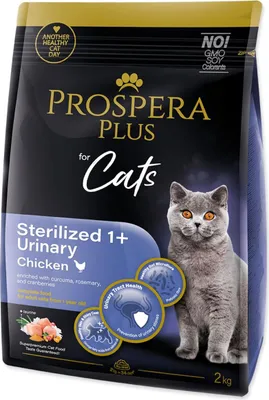 Image de Prospera Plus Stérilisé 1+ Poulet Urine 2kg