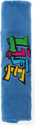 Produktbild von KidsExperts Gurtpolster Graffiti ca. 24 x 16 cm blau, 26186