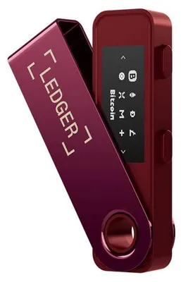 Image de Portefeuille matériel crypto Ledger Nano S Plus, couleur Crimson Magenta