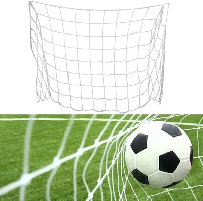 Ersatz-Fußballtornetz, robust, witterungsbeständig, 1,2 x 0,8m
