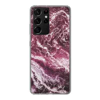 Produktbild von MuchoWow® Handyhülle Schutzhülle Hülle für Samsung Galaxy S21 Ultra Marmor - Naturstein - Mineralien Silikon Softcase Handy Hülle - Mobiltelefon