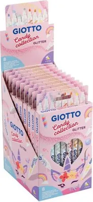 Produktbild von Giotto F428500, 8 Farben, Gemischte Farben, Rundspitze, 2,8 mm, Mehrfarbig, Junge/Mädchen