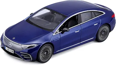 Produktbild von Maisto 32902BL - Modellauto - Mercedes EQS (blau, Maßstab 1:27) Modell Auto