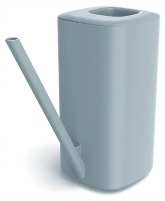 Produktbild von Kunststoff Gießkanne 1,6 L Hellgrau mit schmalem Ausguss, ergonomischer Griff für Zimmerpflanzen