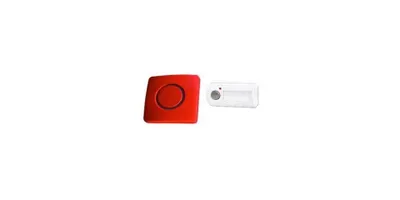 Produktbild von Elektrobock BZ10-8 Funkklingel mit Batterieversorgung, rot