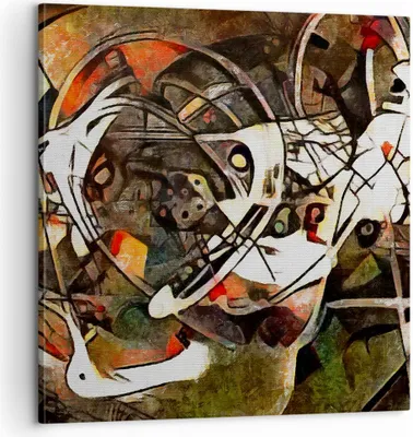 Produktbild von Bild auf Leinwand - Leinwandbild - Abstraktion modern - 60x60cm - Wand Bild - Wanddeko - Wandbilder - Leinwanddruck - Bilder - Kunstdruck - Wanddekoration - Leinwand bilder - Wandkunst - AC60x60-3452