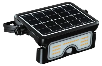 Immagine prodotto di V-TAC Faro LED Solare 7W con Sensore PIR CCT Nero IP65 SKU 24341