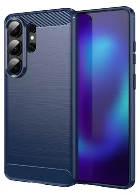 Obrázok produktu pre Puzdro na mobilný telefón Samsung Galaxy S26 Ultra 5G v karbónovom dizajne, modré