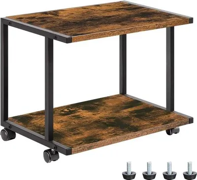 Produktbild von Industrielle Drucktafel - 2-Platte - Mit Rädern - 42x28x33cm - Met Stahl