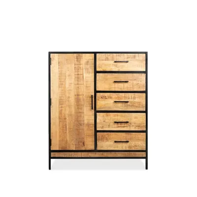 Produktbild von Kommode Louis aus Mangoholz - Hellbraun