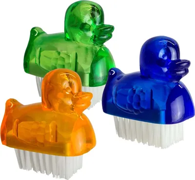Produktbild von Global 64080 Nagelbürste Acryl Handbürste Kinder Ente 52mm, Color:orange