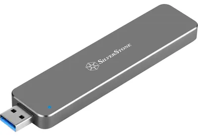 Obrázok produktu pre SilverStone MS09 - SSD-Gehäuse - M.2 - SATA - USB Konnektivität - Holzkohle