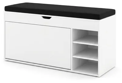 Zdjęcie produktu dla Szafka na buty z siedziskiem i wysuwanymi półkami GRADIA, 100 x 34 x 50 cm