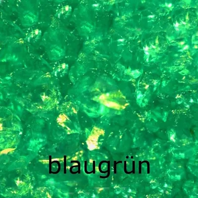 Produktbild von Glasgranulat Glassteine farbig 4-10mm 1000g Streudeko - GERMANY-Farbe:blaugrün