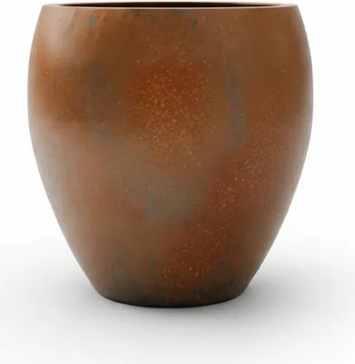 Produktbild von Pflanzkübel aus Keramik Provencelia LAFONTAINE Antik-Rost, Ø28 cm x H32 cm, frostbeständig
