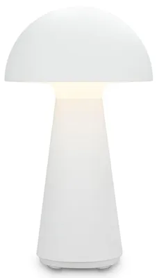 Immagine prodotto di Lampada da tavolo a batteria LED lampada da tavolo per interni esterni giardino USB IP44 bianco fungo
