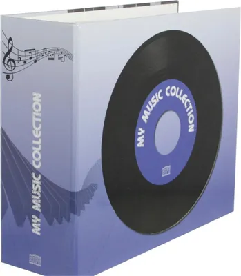 Produktbild von Schallplattenalbum für Singles, 240x205x78 mm, mit 30 transparenten PP-Folienblättern und Schutzlack