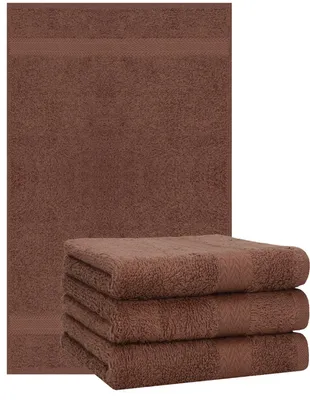Produktbild von Betz 4 Stück Handtücher 50x100 cm PREMIUM  100% Baumwolle  Farbe: nuss