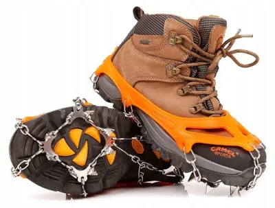 Produktbild von Schuh krallen eis spikes rutschfeste schuhspikes für schnee eis größe 36-40