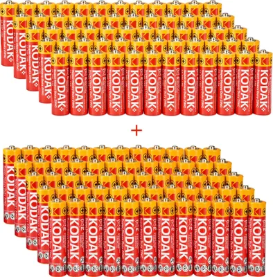 Produktbild von KODAK Mix Set 120 Stück AA & AAA / bestehend aus  60xAA & 60xAAA / 1,5V