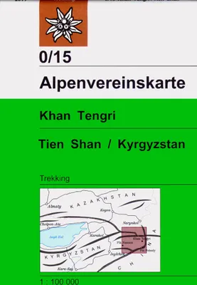 Produktbild von DAV Alpenvereinskarte 0/15 Khan Tengri, Tien Shan / Kyrgyzstan 1 : 100 000