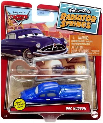 Obrázek produktu pro Doc Hudson z Radiator Springs – Auta Disney, model v měřítku 1:55, odlitek z kovu, Mattel