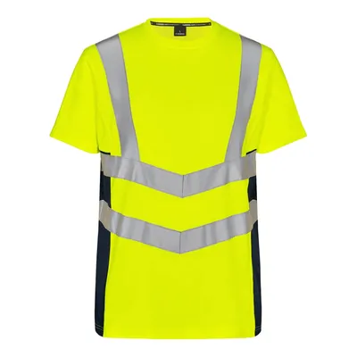 Produktbild von F. Engel Safety T-Shirt, Gelb/Blue Ink, Gr. M