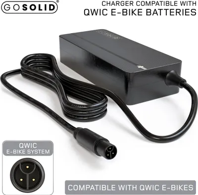 Image de GO SOLID! Chargeur Vélo Électrique 36V 3 broches modèle STC-8127LC