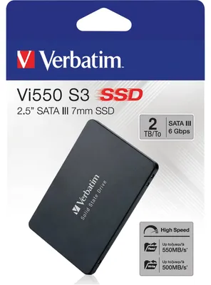 Obrázek produktu pro Verbatim Vi550 S3 2,5 SSD 2TB SATA III 49354