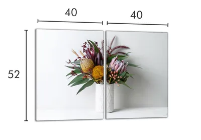 Obrázok produktu pre Ochranný kryt sklenenej varnej dosky 2x40x52 Kvety