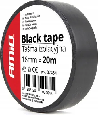 Image de Ruban isolant, noir 18 mm x 20 m (1 pièce)