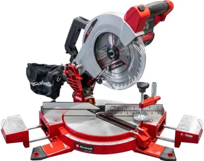 Produktbild von Einhell TE-MS 18/210 Li-Solo, Standard miter saw, 21 cm, 1,8 mm, 0 - 45°, 104,2 dB, 3 dB