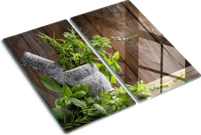 Obrázek produktu pro Kryt varné desky – Kryt na indukční desku – Ochranná skleněná deska – 2x30x52 cm– Skleněné ochranné desky na sporák –Tvrzené sklo –Bylinkový hmoždíř