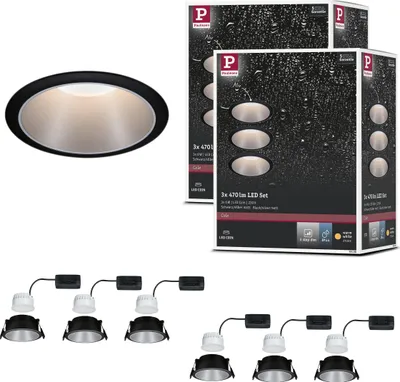 Produktbild von Paulmann Bundle LED Einbauleuchte Cole 3-Step-Dim