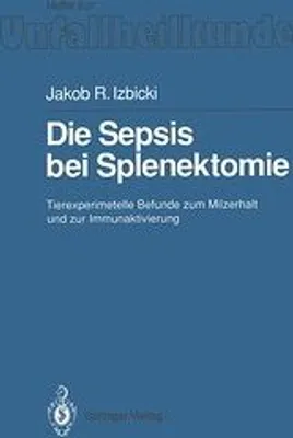 Obrázek produktu pro Die Sepsis bei Splenektomie