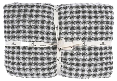 Produktbild von Baumwollbettüberwurf - Wendbare Kuscheldecke in Grün