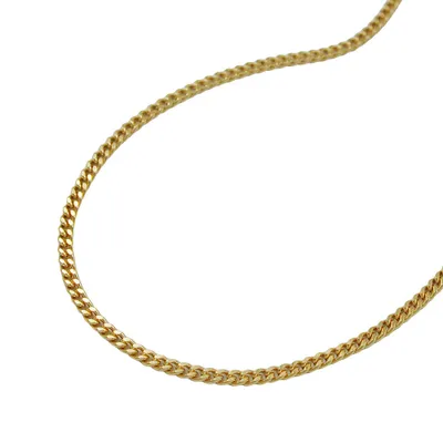 Produktbild von Kette 1mm Panzerkette 9Kt GOLD 45cm gold 1mm
